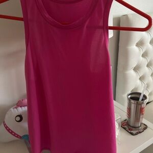 Lululemon Athletica Pink Sleeveless Tank Top